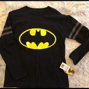 Batman Long Sleeve Boys Tee M